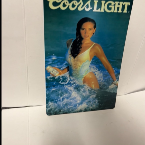 Coors Light bikini model beer tin sign - Picture 2 of 5